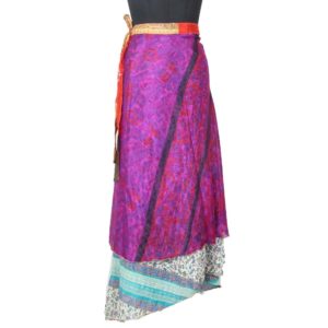 Vintage Silk Magic Wrap Skirt SW1507