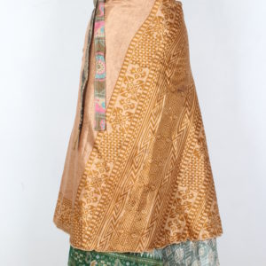 Vintage Silk Magic Wrap Skirt SW1508