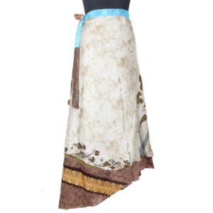 Vintage Silk Magic Wrap Skirt SW1516