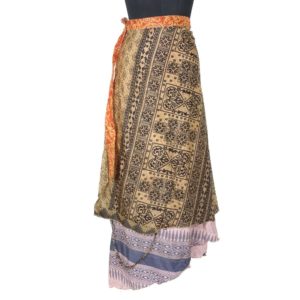 Vintage Silk Magic Wrap Skirt SW1517