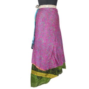 Vintage Silk Magic Wrap Skirt SW1519