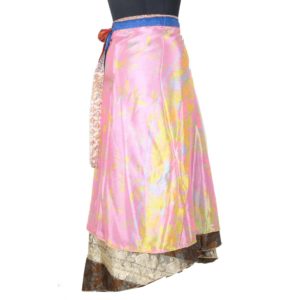 Vintage Silk Magic Wrap Skirt SW1527