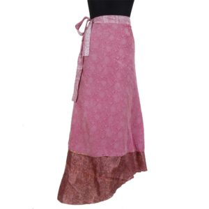 Vintage Silk Magic Wrap Skirt SW153