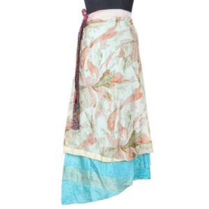 Vintage Silk Magic Wrap Skirt SW1532