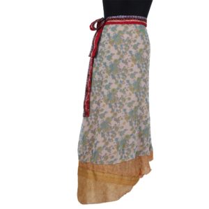 Vintage Silk Magic Wrap Skirt SW154