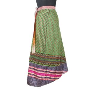 Vintage Silk Magic Wrap Skirt SW1542