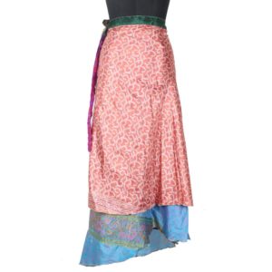 Vintage Silk Magic Wrap Skirt SW1544