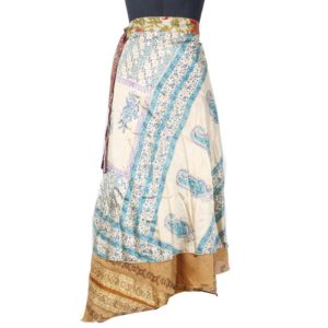 Vintage Silk Magic Wrap Skirt SW1547