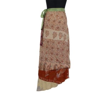 Vintage Silk Magic Wrap Skirt SW155