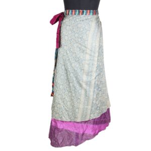 Vintage Silk Magic Wrap Skirt SW1551