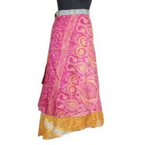 Vintage Silk Magic Wrap Skirt SW1553