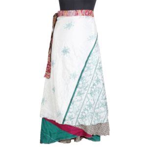 Vintage Silk Magic Wrap Skirt SW1559