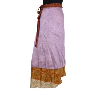 Vintage Silk Magic Wrap Skirt SW156
