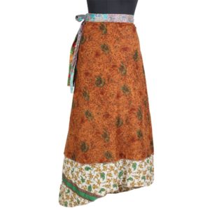 Vintage Silk Magic Wrap Skirt SW1560