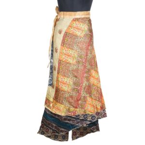 Vintage Silk Magic Wrap Skirt SW1562