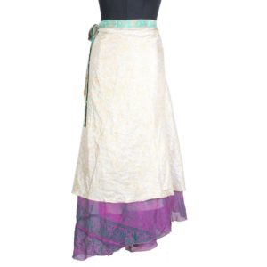 Vintage Silk Magic Wrap Skirt SW1567