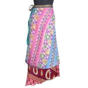 Vintage Silk Magic Wrap Skirt SW1568