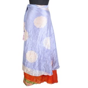 Vintage Silk Magic Wrap Skirt SW1574