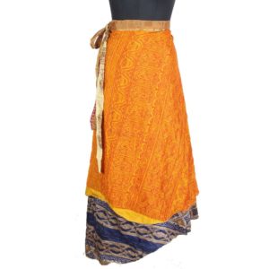 Vintage Silk Magic Wrap Skirt SW1577