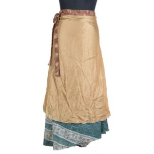 Vintage Silk Magic Wrap Skirt SW1584