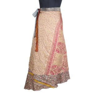 Vintage Silk Magic Wrap Skirt SW1585
