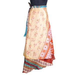 Vintage Silk Magic Wrap Skirt SW1587