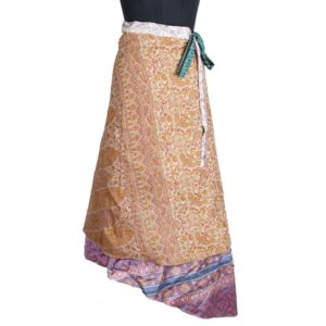 Vintage Silk Magic Wrap Skirt SW1589