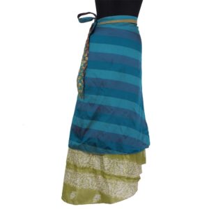 Vintage Silk Magic Wrap Skirt SW159