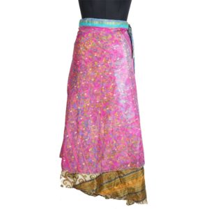 Vintage Silk Magic Wrap Skirt SW1590