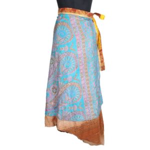 Vintage Silk Magic Wrap Skirt SW1591