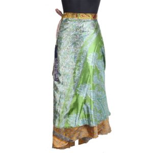 Vintage Silk Magic Wrap Skirt SW1594