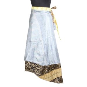 Vintage Silk Magic Wrap Skirt SW1596