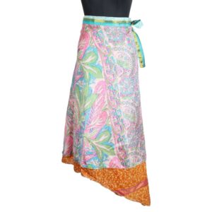 Vintage Silk Magic Wrap Skirt SW1598
