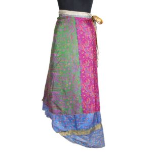 Vintage Silk Magic Wrap Skirt SW1599