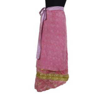 Vintage Silk Magic Wrap Skirt SW160