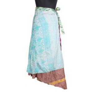Vintage Silk Magic Wrap Skirt SW1600