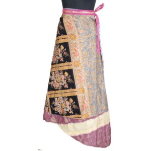 Vintage Silk Magic Wrap Skirt SW1601
