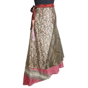 Vintage Silk Magic Wrap Skirt SW1616