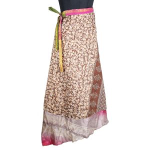 Vintage Silk Magic Wrap Skirt SW1617