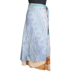 Vintage Silk Magic Wrap Skirt SW1618
