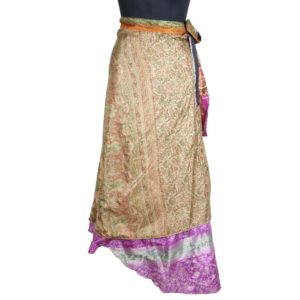 Vintage Silk Magic Wrap Skirt SW1623