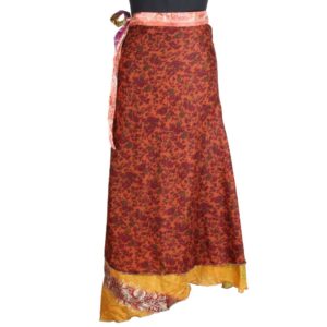 Vintage Silk Magic Wrap Skirt SW1624