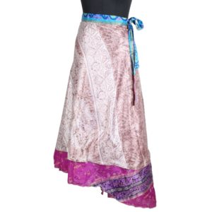 Vintage Silk Magic Wrap Skirt SW1628