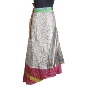 Vintage Silk Magic Wrap Skirt SW1629