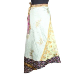 Vintage Silk Magic Wrap Skirt SW1630