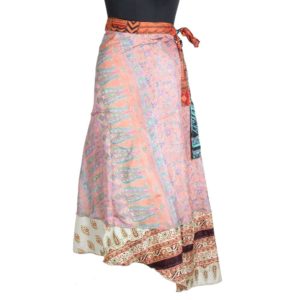 Vintage Silk Magic Wrap Skirt SW1631