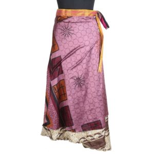 Vintage Silk Magic Wrap Skirt SW1633