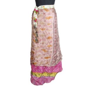 Vintage Silk Magic Wrap Skirt SW1645