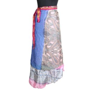 Vintage Silk Magic Wrap Skirt SW1646