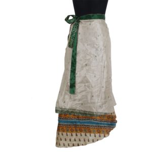 Vintage Silk Magic Wrap Skirt SW165